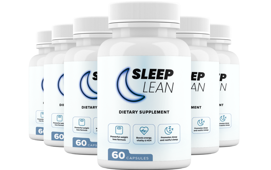 Sleep Lean dietary supplement bottle for deep sleep and healthy overnight metabolism