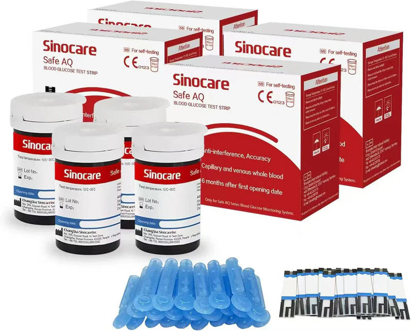 Sinocare Safe AQ Smart 200-Test Value Pack