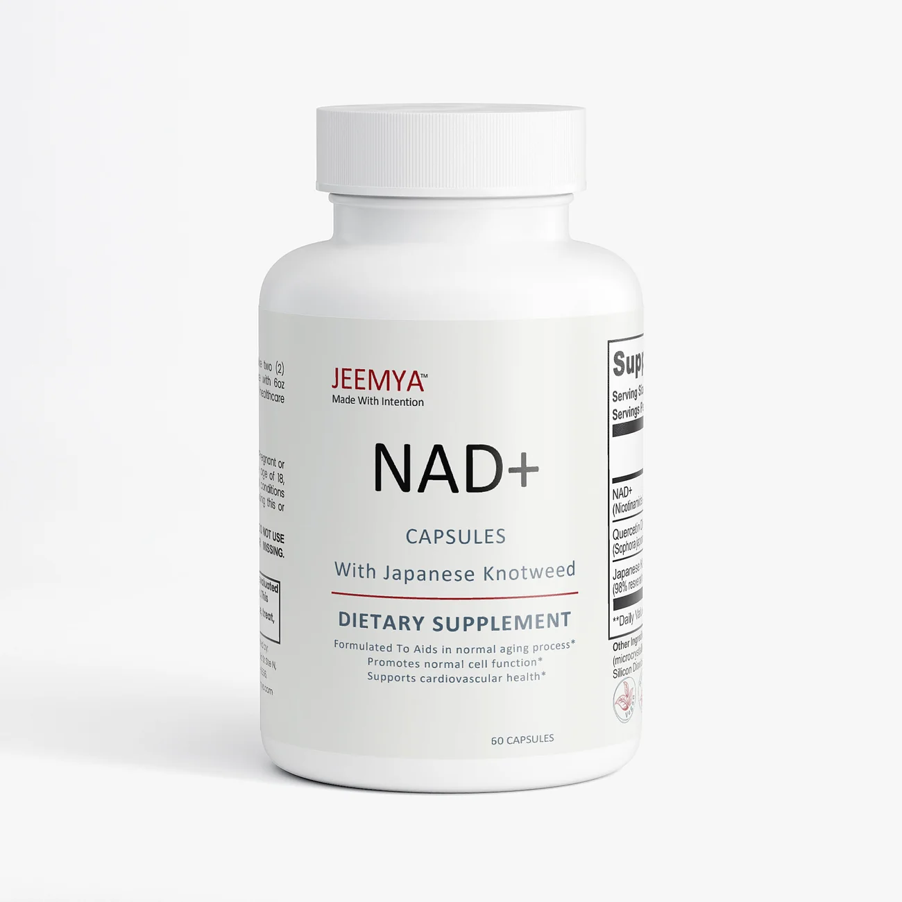 Jeemya NAD+ supplement bottle
