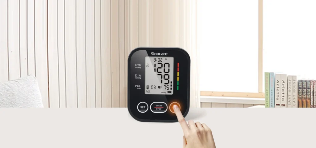 Sinocare ARM-30E+ is easy to use 