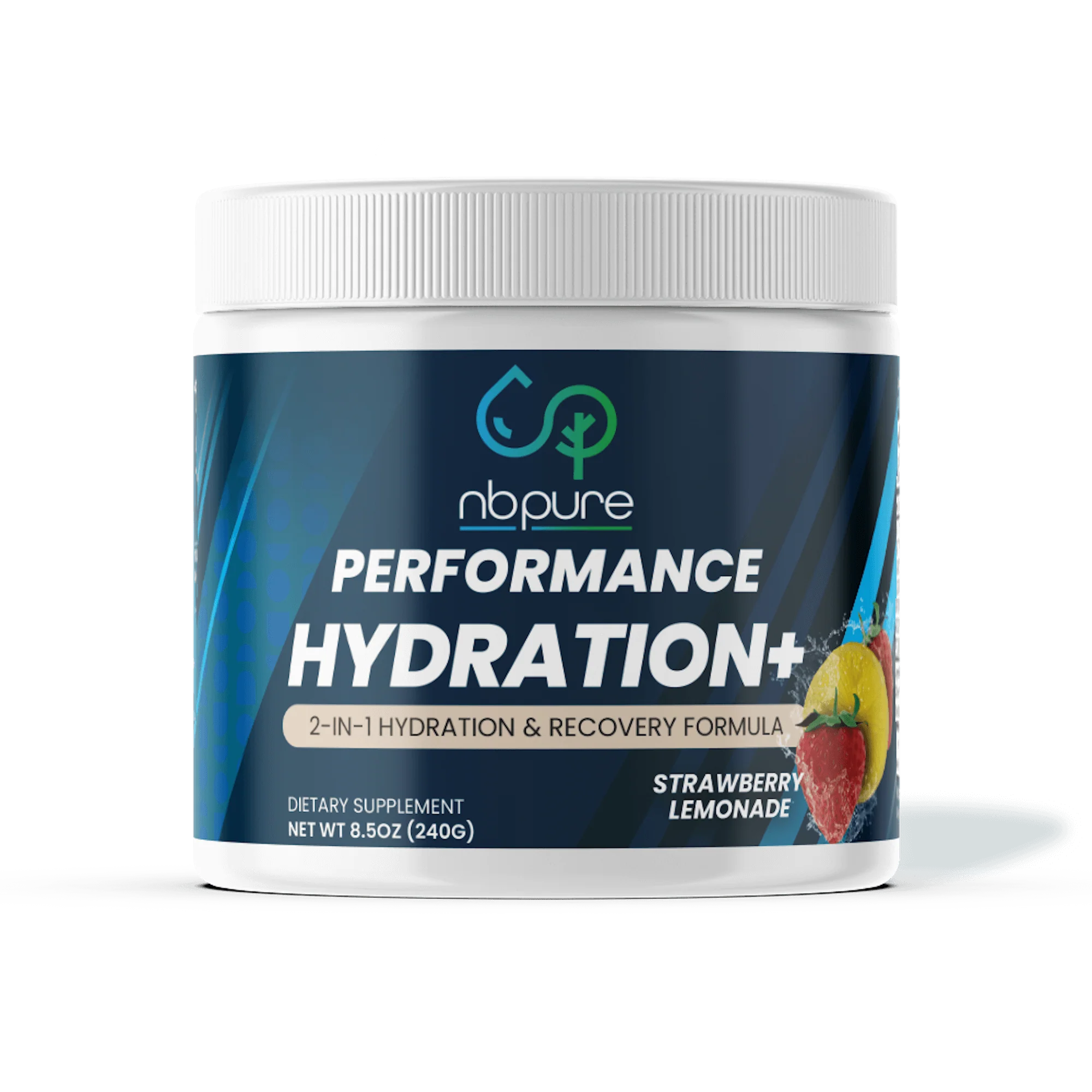 NBPure Hydration+ hydration and recovery powder container
